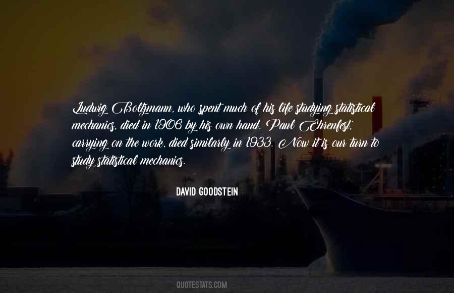 David Goodstein Quotes #1512291