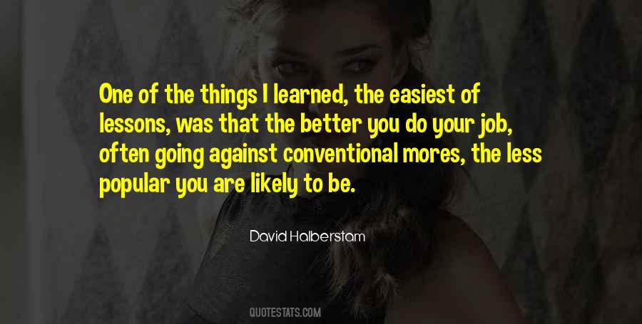 David Halberstam Quotes #1068572