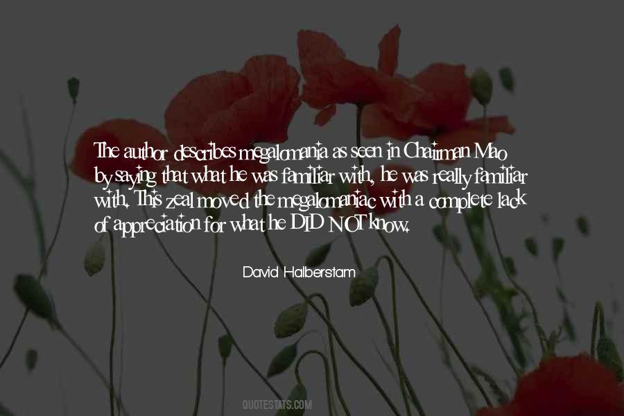 David Halberstam Quotes #1323755