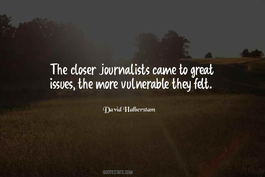 David Halberstam Quotes #1390601