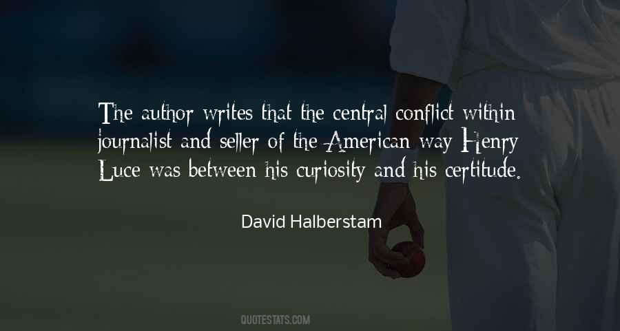 David Halberstam Quotes #1777185