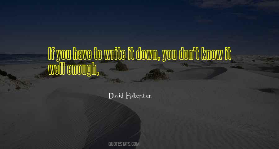 David Halberstam Quotes #680644