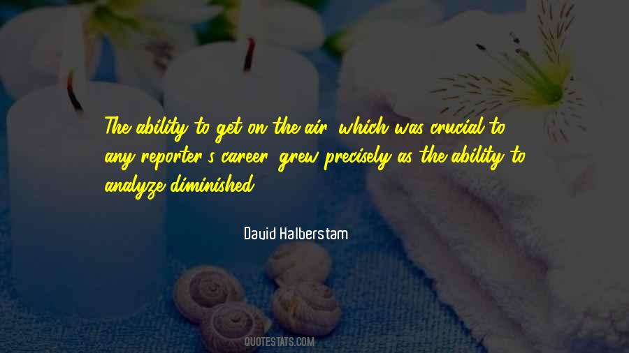 David Halberstam Quotes #86434