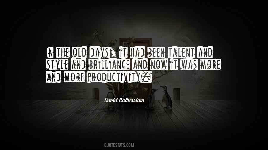 David Halberstam Quotes #947617