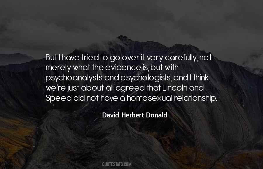 David Herbert Donald Quotes #392405