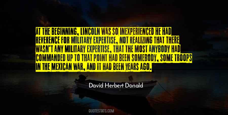 David Herbert Donald Quotes #762096