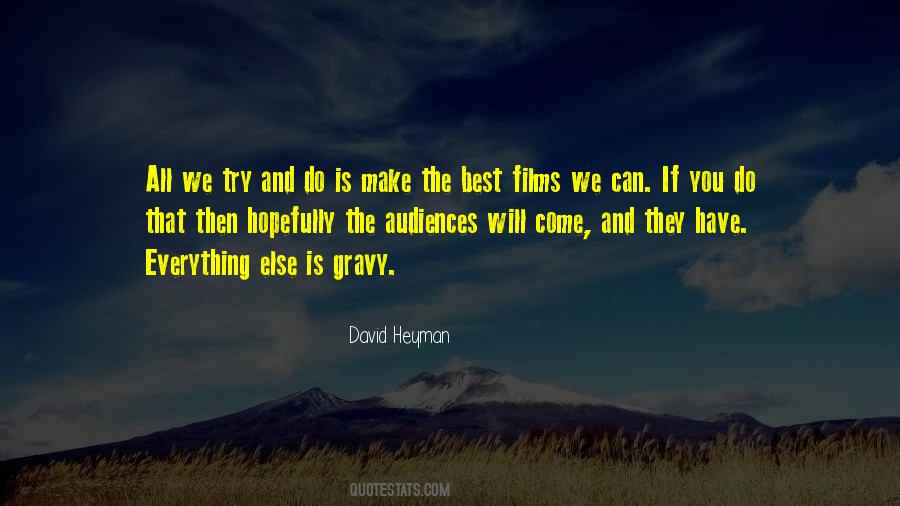 David Heyman Quotes #680065