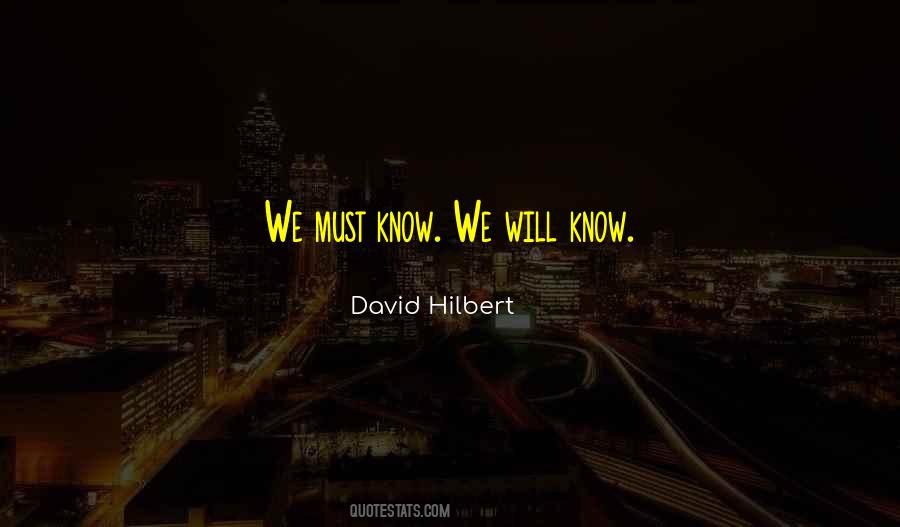David Hilbert Quotes #12018