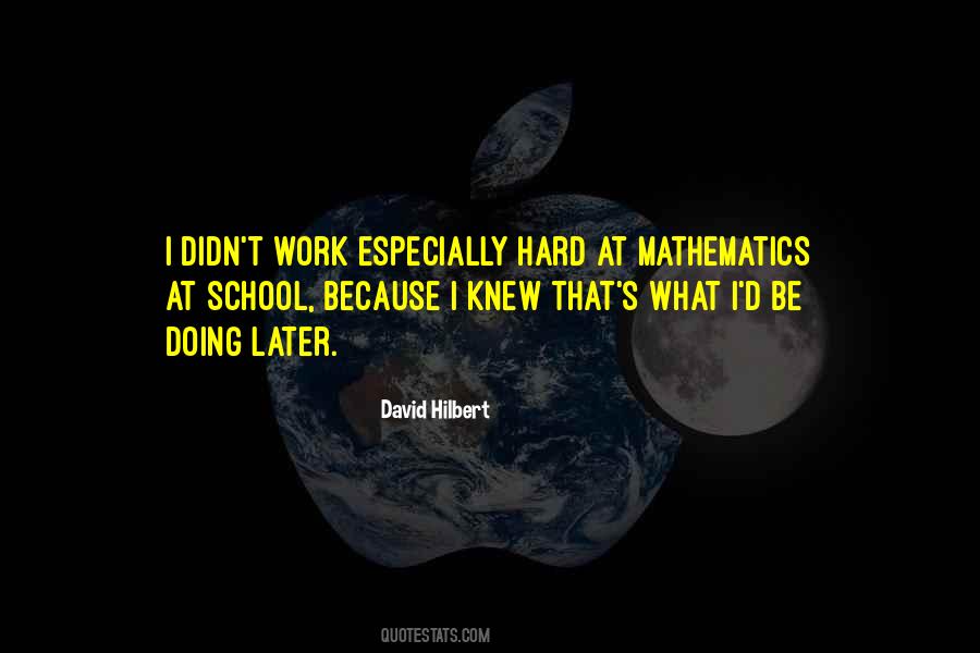 David Hilbert Quotes #1847516