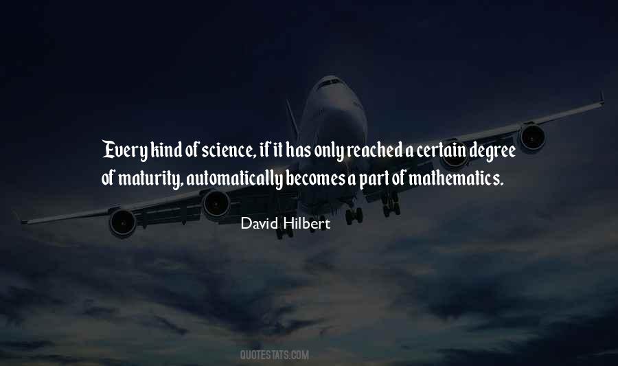 David Hilbert Quotes #869245