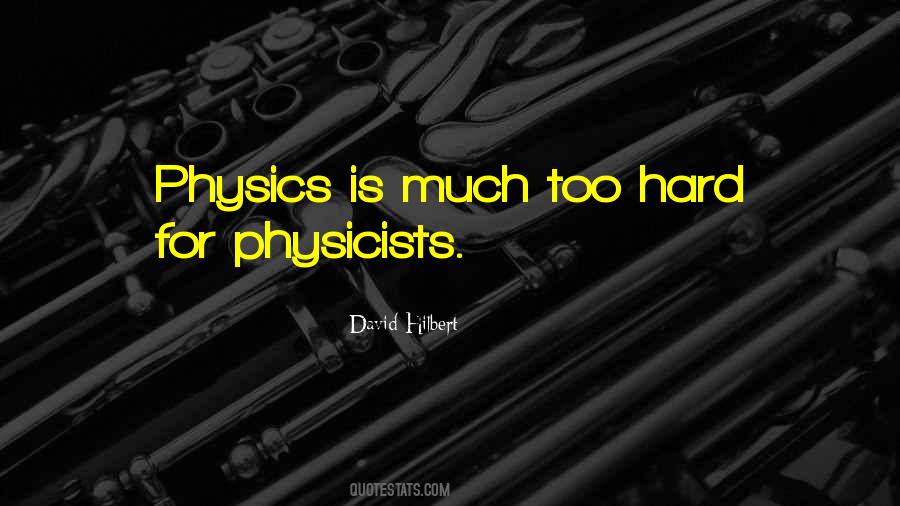David Hilbert Quotes #995032