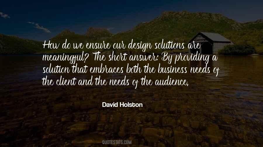 David Holston Quotes #1640325