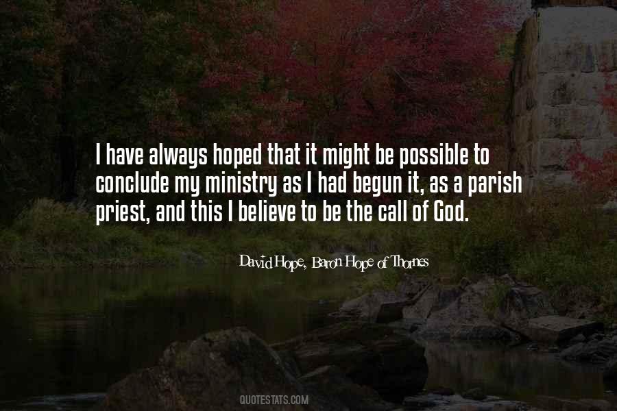 David Hope, Baron Hope Of Thornes Quotes #1485765