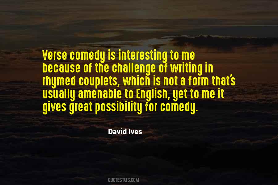 David Ives Quotes #615050