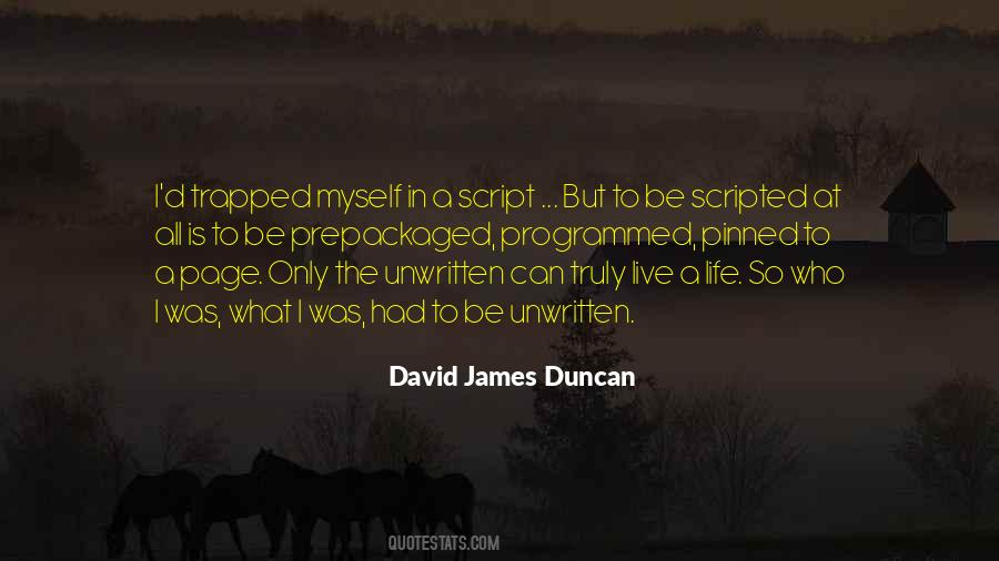 David James Duncan Quotes #1678240