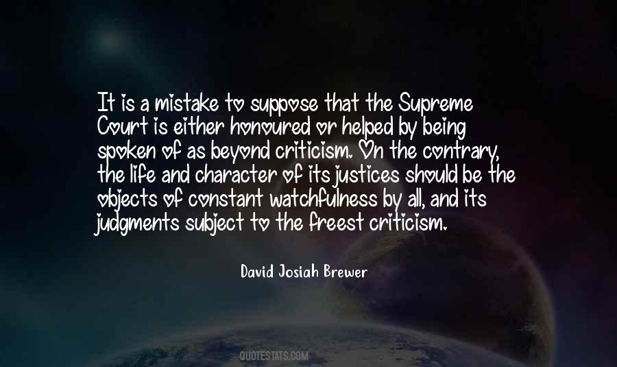 David Josiah Brewer Quotes #1012600