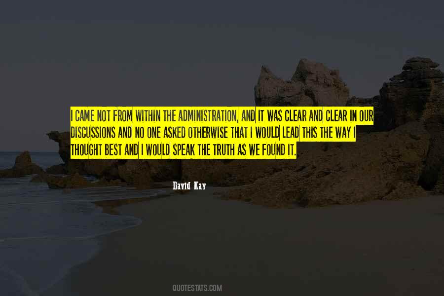 David Kay Quotes #1294683