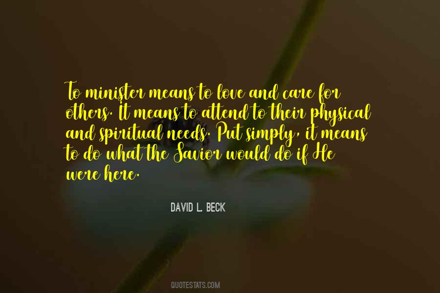 David L. Beck Quotes #887105