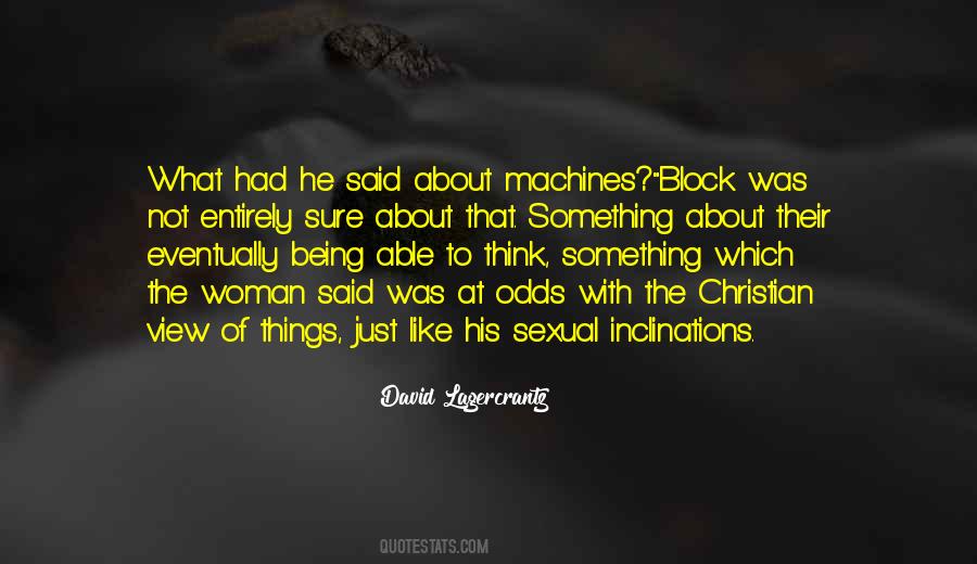 David Lagercrantz Quotes #1627920