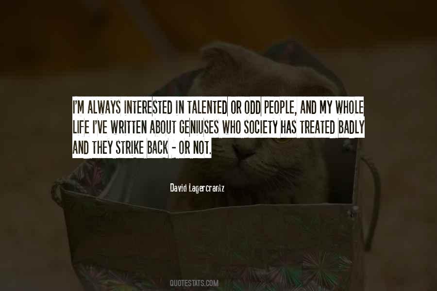 David Lagercrantz Quotes #467157