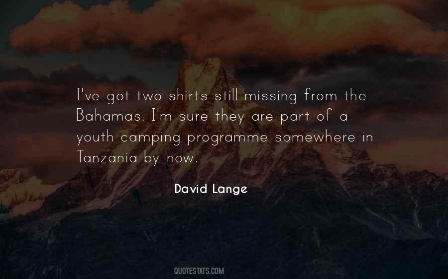 David Lange Quotes #412402