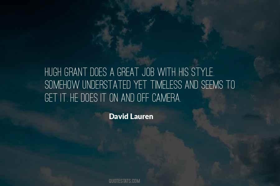 David Lauren Quotes #507650