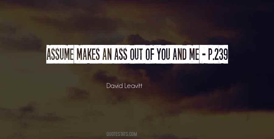 David Leavitt Quotes #382994