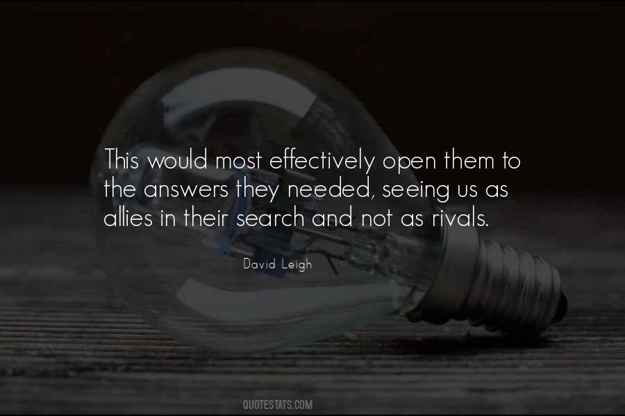 David Leigh Quotes #1756204