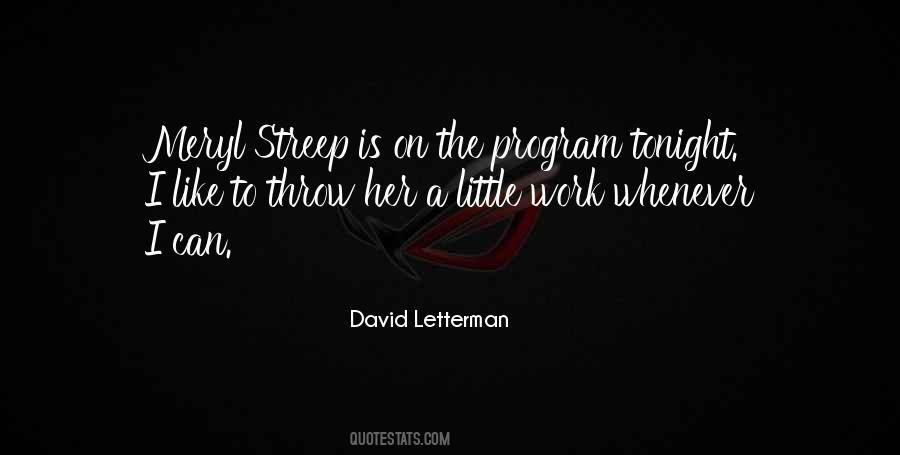 David Letterman Quotes #1057087