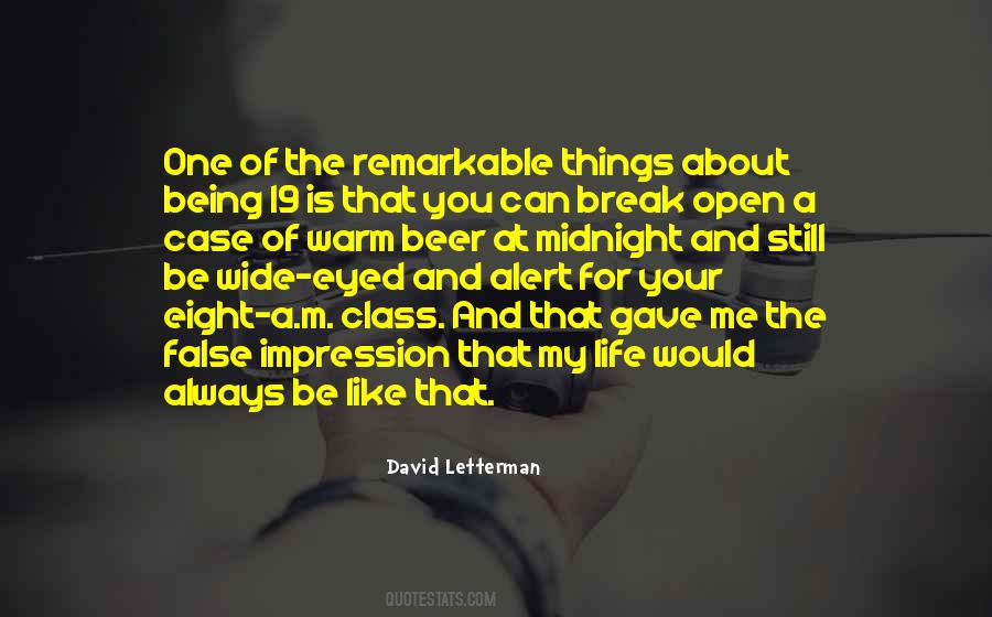 David Letterman Quotes #1068124