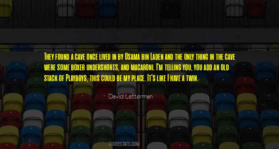 David Letterman Quotes #1336814
