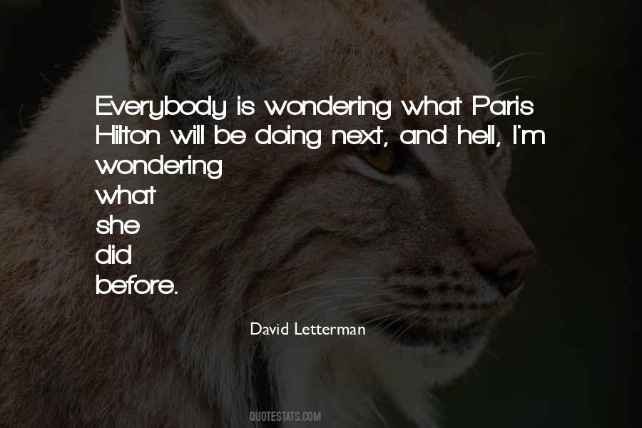 David Letterman Quotes #346255