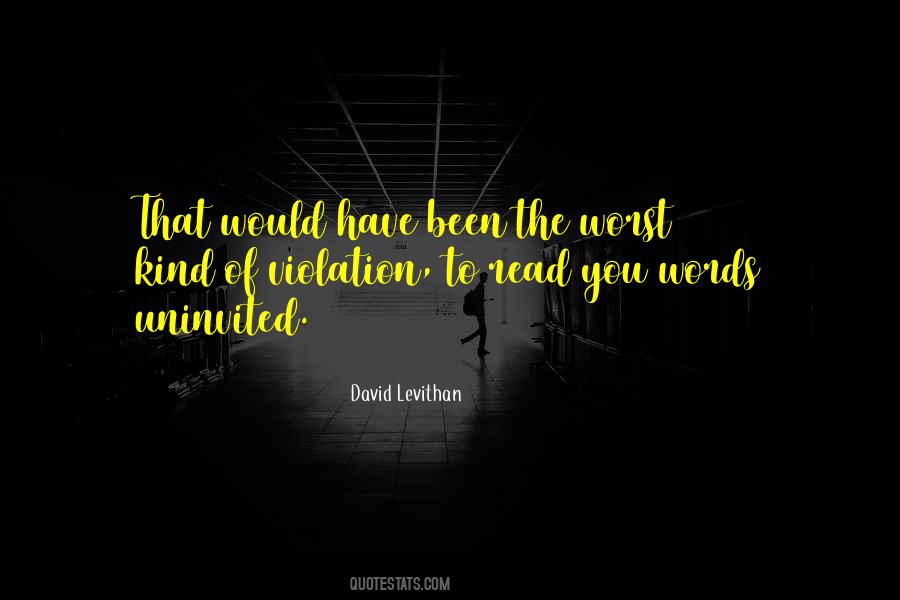 David Levithan Quotes #1312869