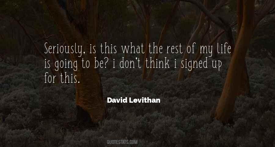 David Levithan Quotes #710692