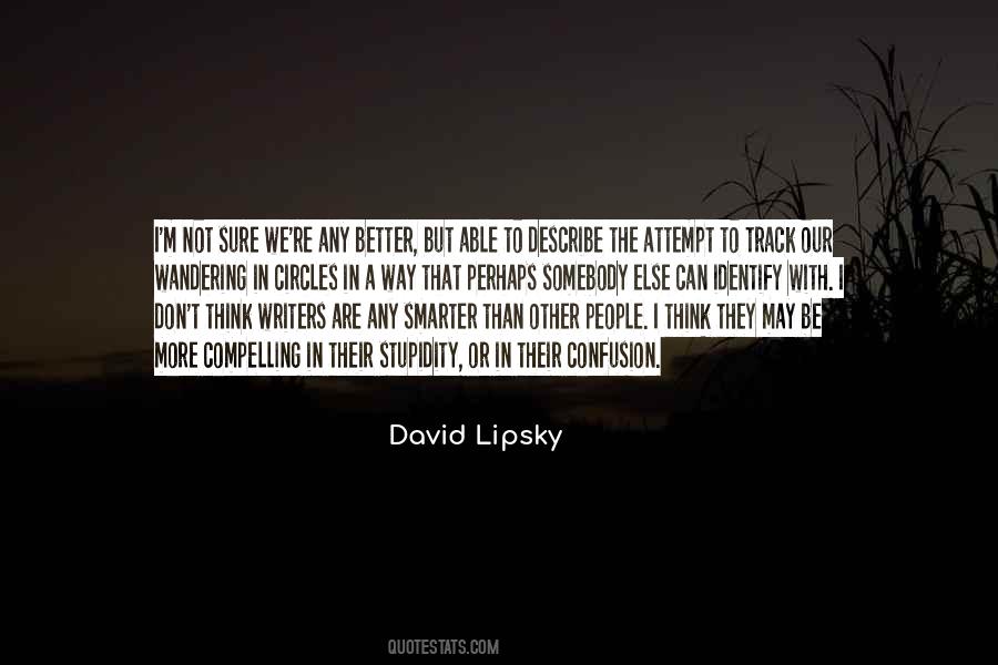 David Lipsky Quotes #876576