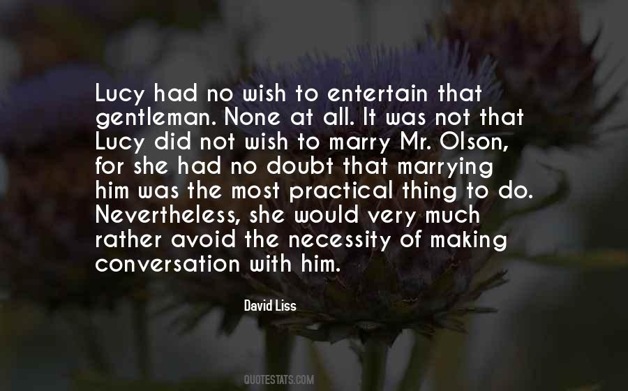 David Liss Quotes #1599591