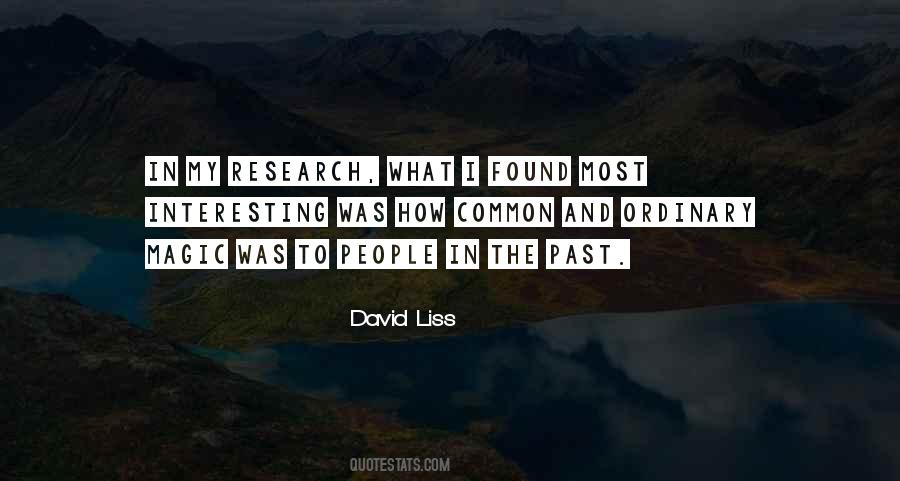 David Liss Quotes #756823