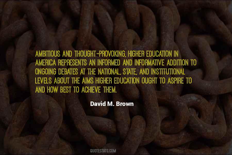 David M. Brown Quotes #1803643