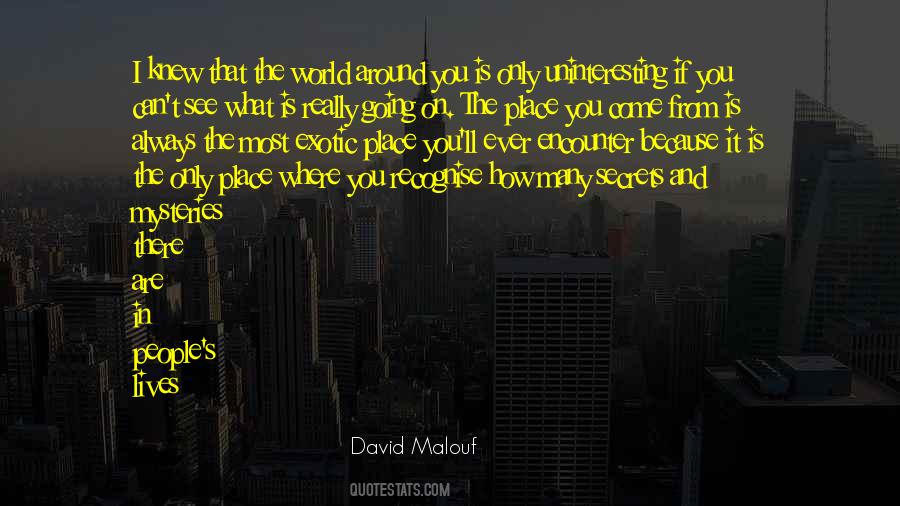 David Malouf Quotes #1183691