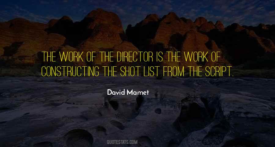 David Mamet Quotes #723767