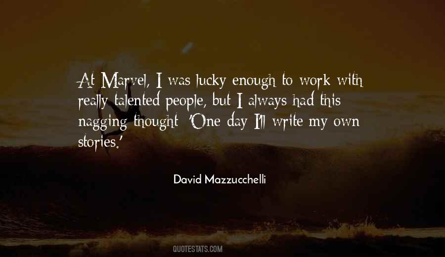 David Mazzucchelli Quotes #1666533