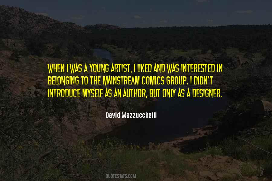 David Mazzucchelli Quotes #97752