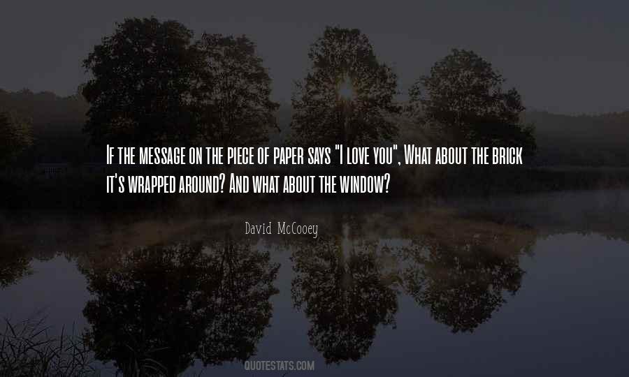 David McCooey Quotes #1547447