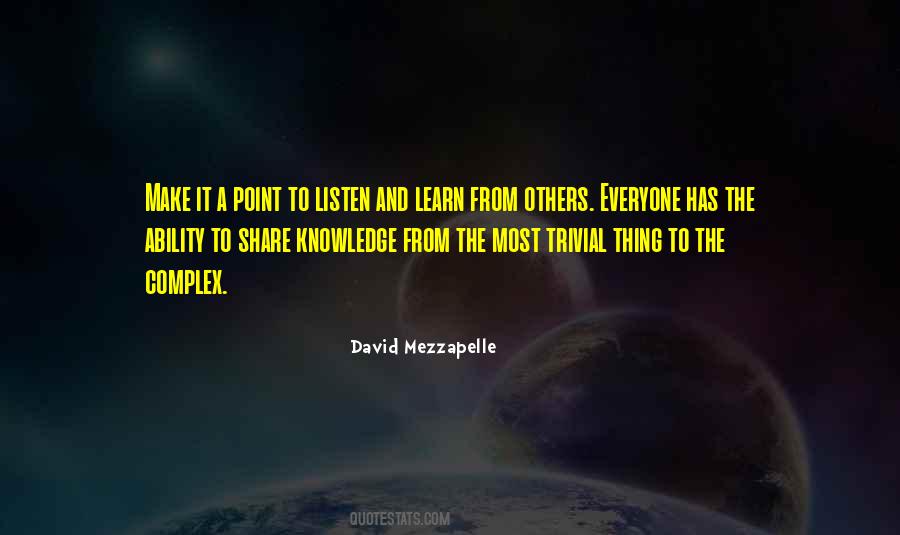 David Mezzapelle Quotes #1668071