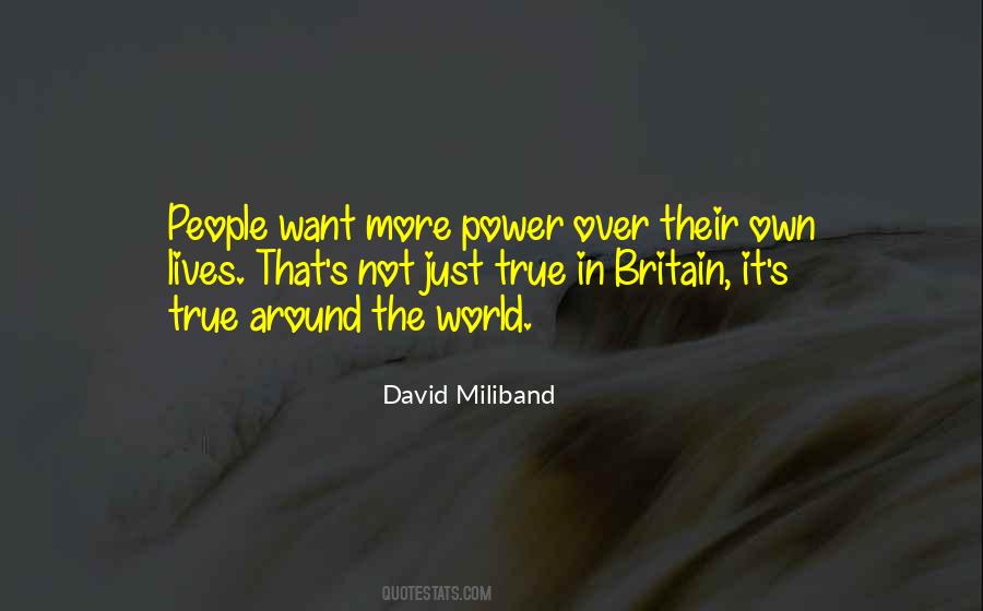 David Miliband Quotes #1389514