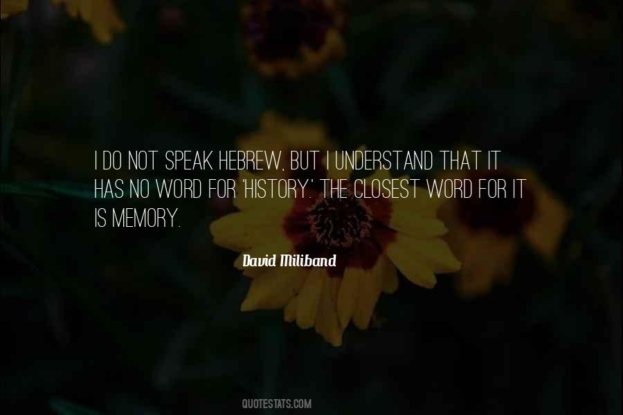 David Miliband Quotes #253829