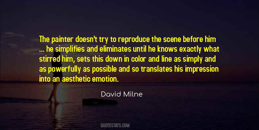 David Milne Quotes #602869