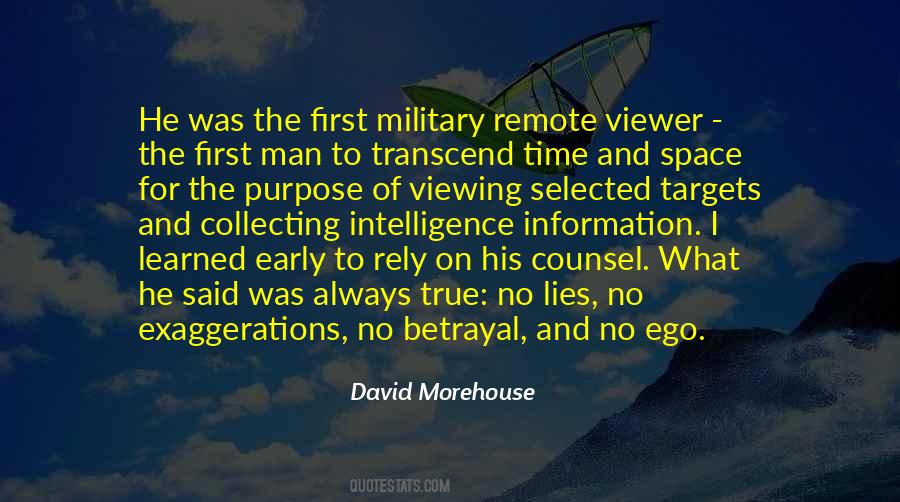 David Morehouse Quotes #827200