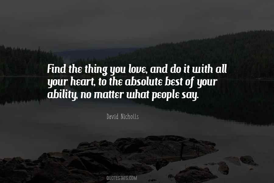 David Nicholls Quotes #820061