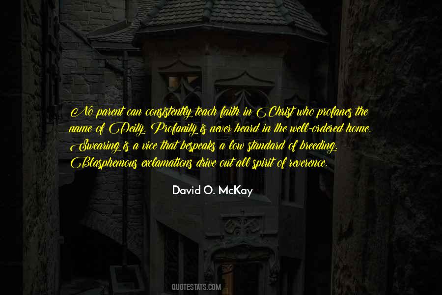 David O. McKay Quotes #1586862